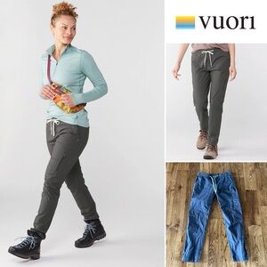 Vuori Ripstop Women Pants In Charcoal | Size S